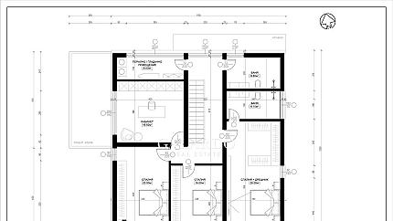Самостоятелна къща с двор и три спални над магазин Макс, кв.Драгалевци