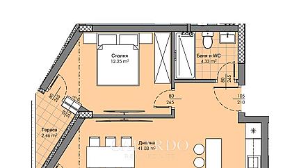 One-bedroom apartment in Hristo Smirnenski district