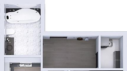 One-bedroom apartment in Ostromila district