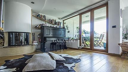 Уникален многостаен апартамент на две нива със спиращи дъха гледки към Южен парк, Витоша и София