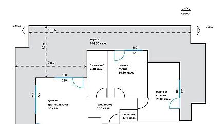 Тристаен пентхаус на ул Рая, Парк Отдих и култура