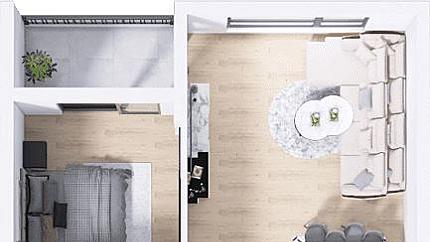 One-bedroom apartment in Hristo Smirnenski district