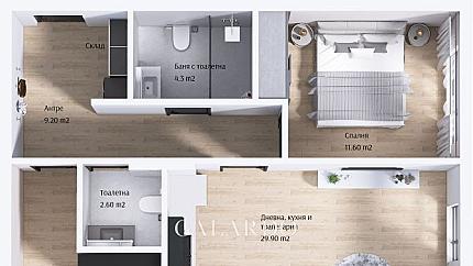 Тристаен апартамент в квартал Тракия