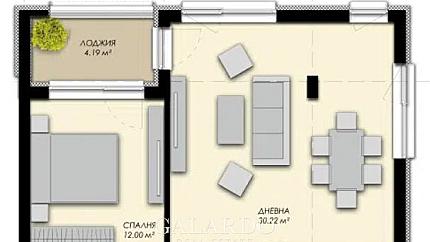 Апартамент с две спални в нов жилищен комплекс в с. Бистрица
