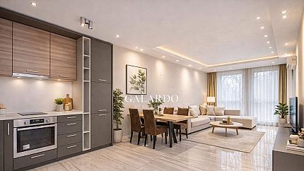 Wonderful two-bedroom apartment in a building with a doorman, Lozenets district