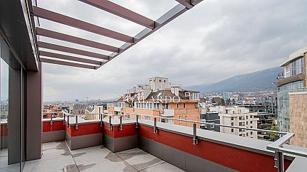 Two-level apartment in a new boutique building, Manastirski Livadi district - east