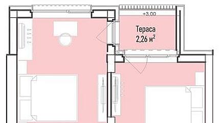 Апартaмент в сграда с красива  визия до Бизнес Парк София, жк Младост 4
