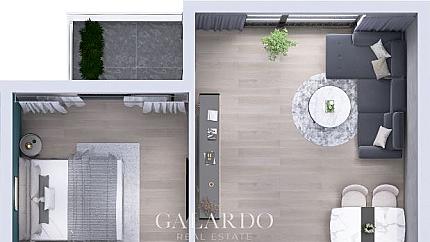 Двустаен апартамент в квартал Остромила