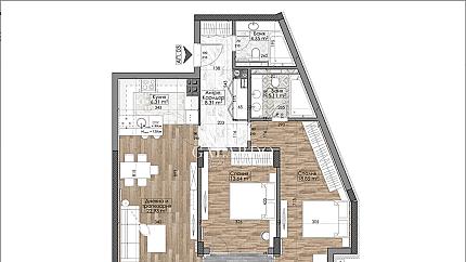 Spacious three bedroom apartment in Manastirski Livadi