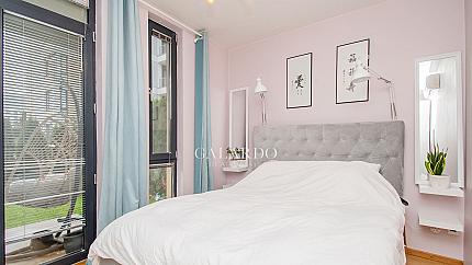 Двустаен апартамент под наем в комплекс Витоша-Тюлип до Paradise Mall, кв. Кръстова Вада