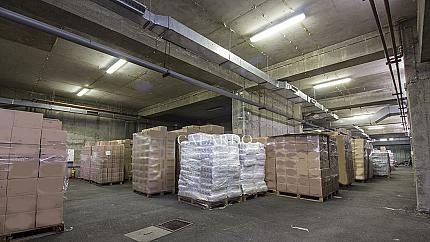 Warehouse in administrative building