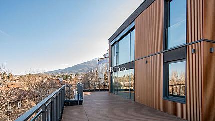 Three-bedroom apartment with panoramic views for sale in Boyana