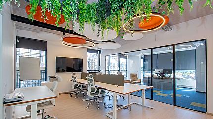 Representative furnished office in Class A business building