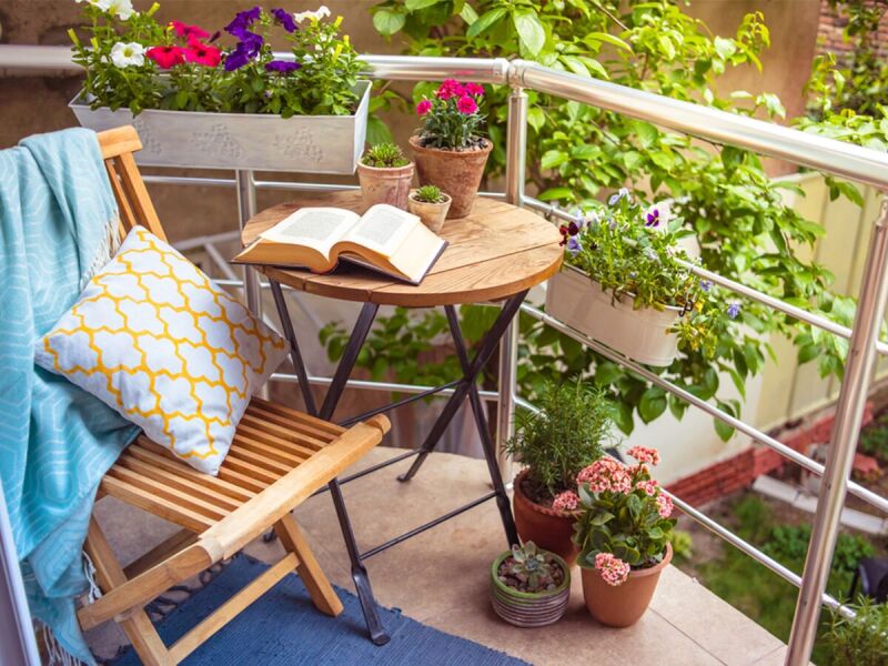 How to turn a terrace into a garden: 5 tips for freshening up your balcony