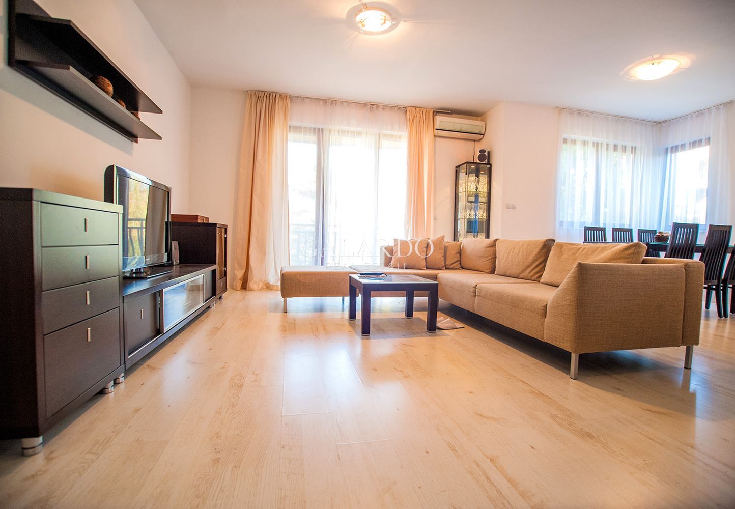 Furnished two-bedroom apartment in a gated complex "Maxi"